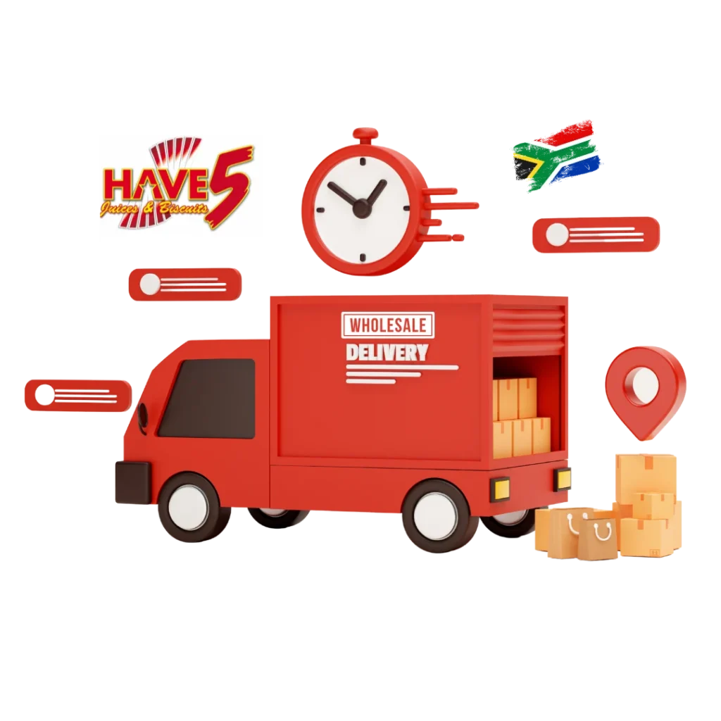 Have 5 delivery truck illustration