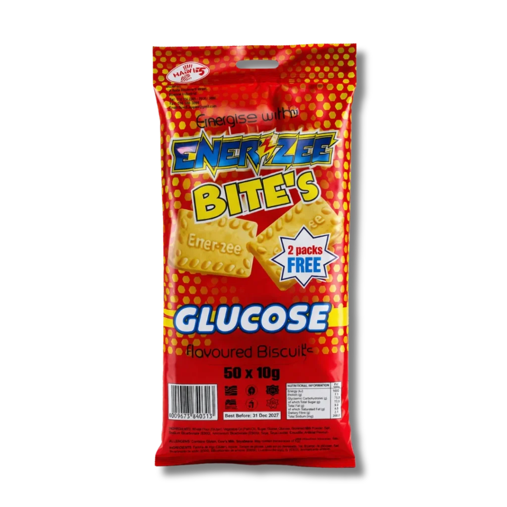 EnerZee Bite's Glucose biscuits, 50 x 10g pack