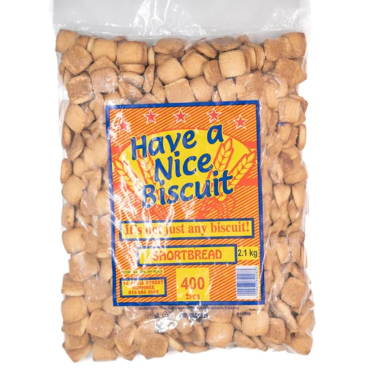 Have a Nice Biscuit shortbread 400 piece bulk bag
